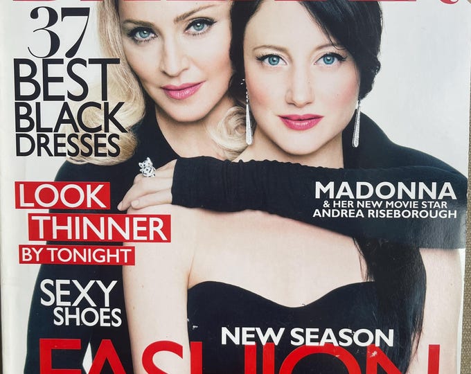 Pre-Owned Fashion rare magazine Harper's Bazaar 2012 - Madonna