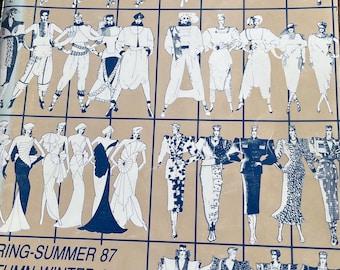 Pre-Owned Vintage rare unique fashion design creations magazine Le Styliste paris!
