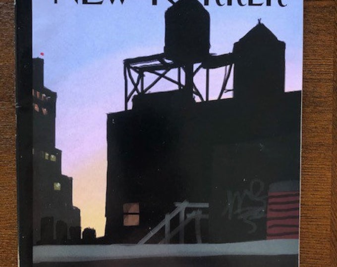 Vintage NYC Culture magazine, no address label on cover! Iconic Journalism & Cartoons - Collectible Issue Gift for magazine lovers!