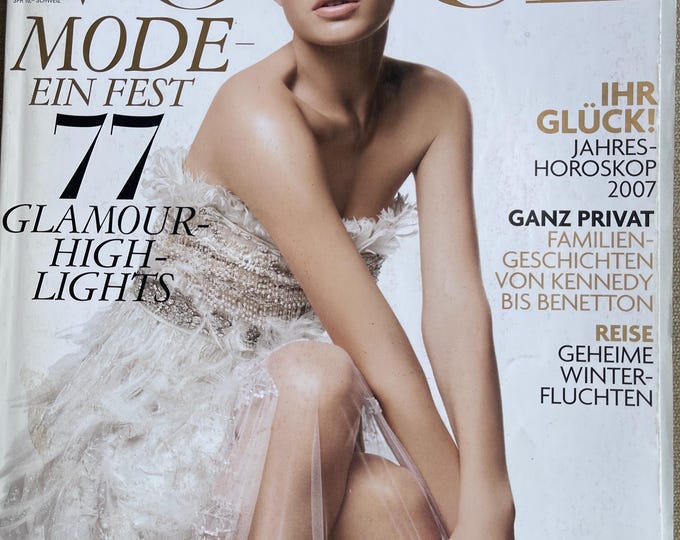 Fashion Magazine Vogue Deutsch 2006 cover Doutzen Kroes - fashion magazine