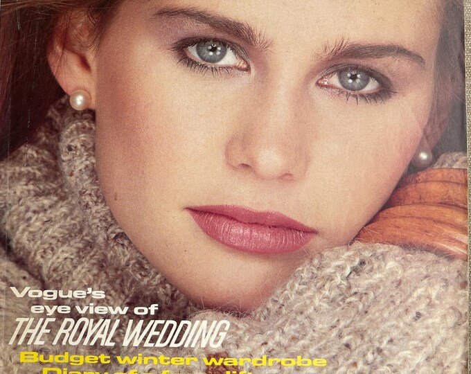 Pre-Owned Vintage rare fashion Magazine VOGUE September 1981-Iconic Style Fashion Covers Photography Models & Editorials
