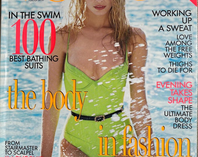 Vogue magazine May 1995 - cover Claudia Schiffer