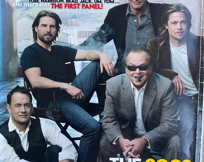 Collectible - Vintage rare Magazine VANITY FAIR 2003 cover The Hollywood Issue-Vintage Print -Iconic stories