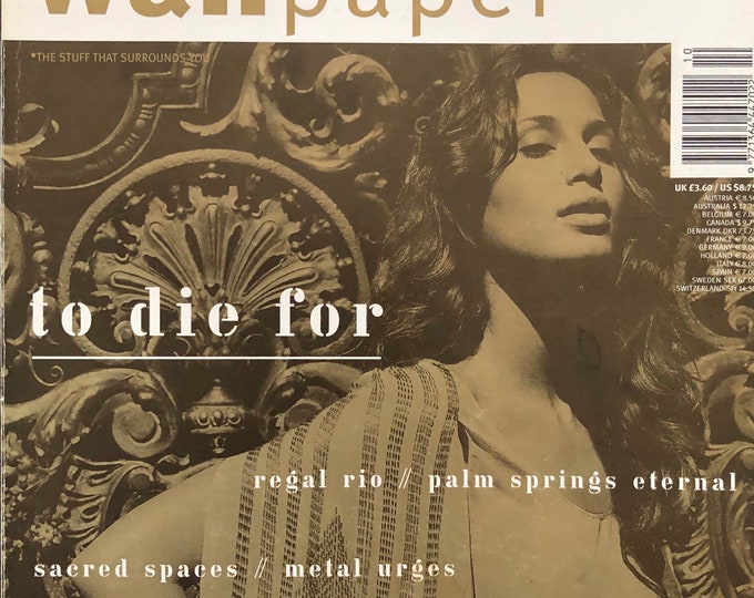 Pre-Owned Collectible - Vintage are magazine Wallpaper 2002-Vintage Print -Iconic stories, Phorhography Collectible Retro issue