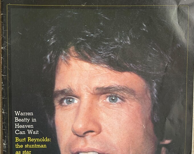 Pre-Owned vintage rare magazine Films Illustrated 1978 cover Warren Beatty -vintage advertisement!