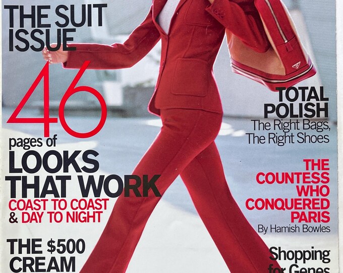 Own a piece of Vogue history -VOGUE US August 2000, cover Karen Kass-Iconic Style Fashion Covers Photography Models & Editorials
