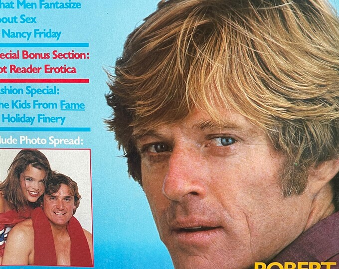 Pre-Owned Vintage rare magazine entertainment Playgirl 1980 Robrt Redford cover -Iconic Actors, Collectible Back issue