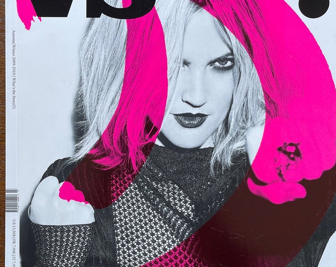 For Women who read fashion -Unique rare fashion Magazine Vs, cover DREW BARRYMORE
