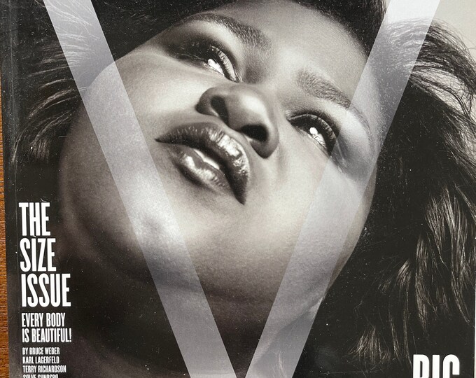 For Women who read fashion -Unique rare fashion magazine V No. 63 The Size Issue!