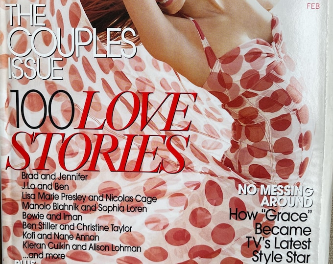 VOGUE magazine 2003 cover Debra Messing - Iconic Style Fashion Covers Photography Models & Editorials