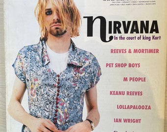 The Face 1993 cover NIRVANA in the court of king Kurt