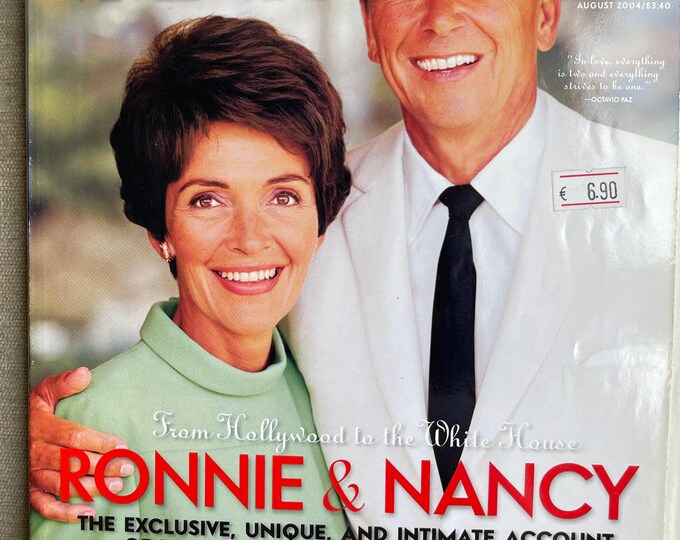 Pre-Owned Magazine Vanity Fair 2004 cover Ronnie & Nancy