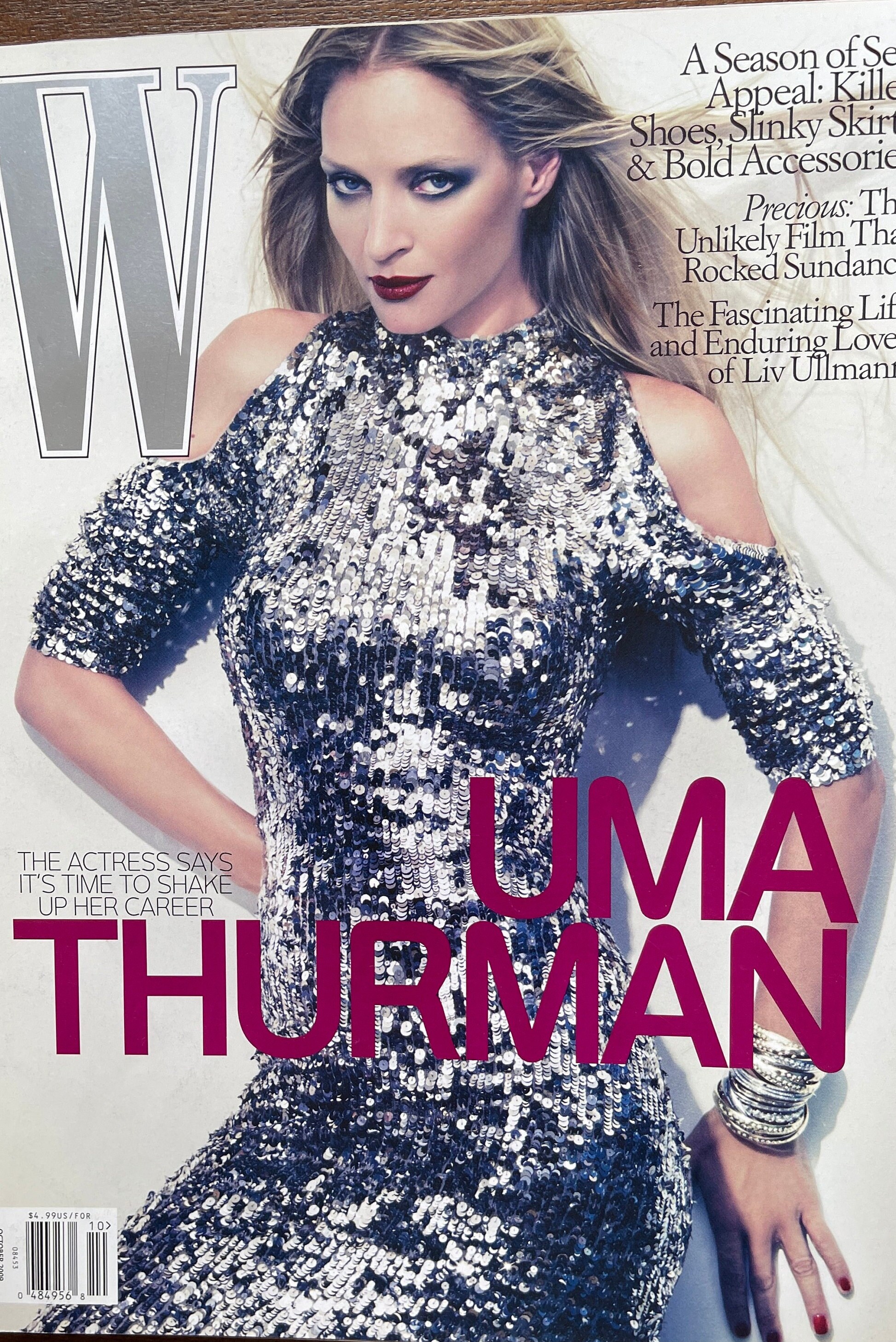 In Style UK: December 2008: Uma Thurman