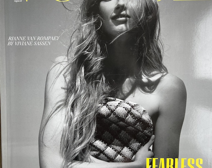 Vogue Netherlands 2022 cover Rianne van Rompaen - unique rare collectible Vogue Magazine!