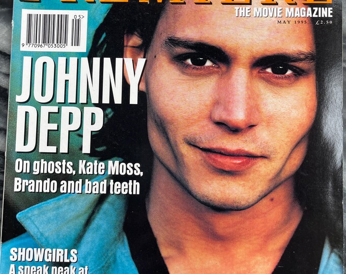 Pre-Owned vintage rare magazine Premiere 1995 The Movie Magazine cover Johnny Depp - vintage advertisement!
