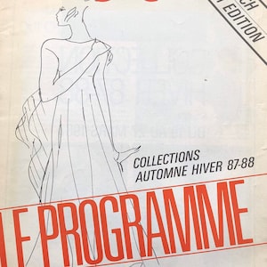 Runway-focused Vintage rare fashion italia magazine Gap magazine 1987, fashion history-Japanese titles - English - Globel style inspiration