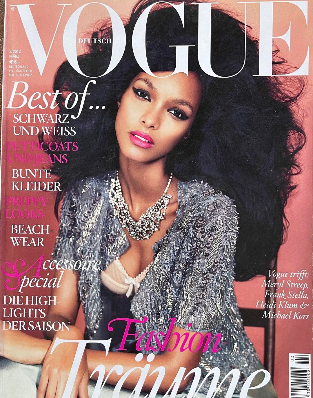 Pre-owned Magazine Vogue Germany Cover Lais - Etsy