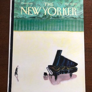 The cover's just the beginning - The  New Yorker 1999 Iconic Journalism & Cartoons - Collectible Issue Gift for magazine lovers!
