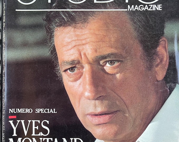 Pre-Owned vintage rare studio magazine Yves Montand special 1991!