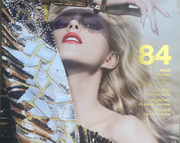 Pre-Owned Vintage rare fashion magazine Numero 2007 French No84 cover Camilla Akrans - Exotique