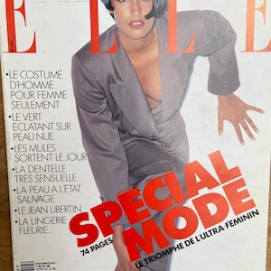Gebrauchtes Modemagazin Elle, Ausgabe 1990, Sonderausgabe Mode, 74 Seiten!