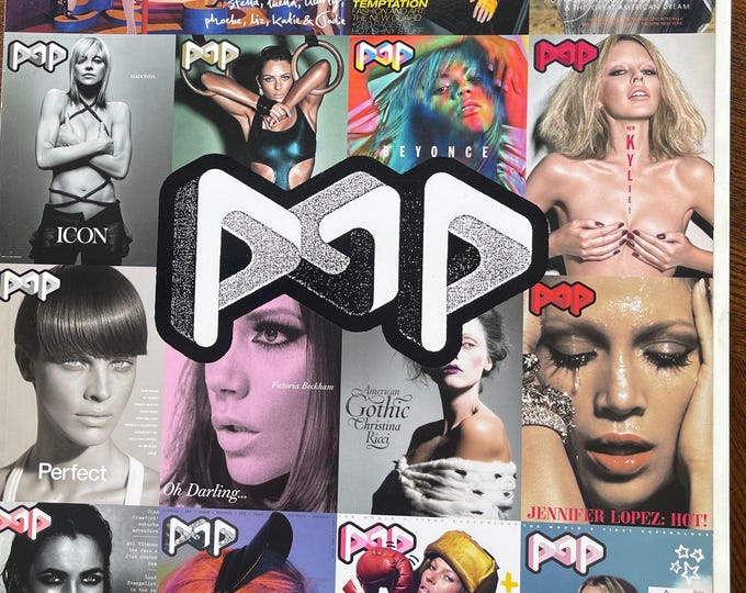 For Women who read fashion -Unique rare Fashion Magazine POP 20th Anniversary edition