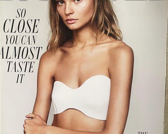 For Women who read fashion -Vintage rare fashion magazine RUSH cover Magdalena - High end Fashion!