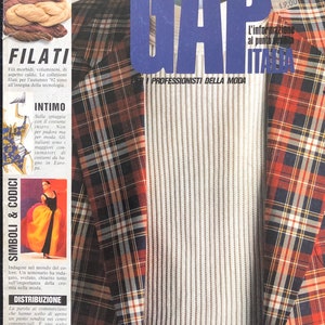 Runway-focused Vintage rare fashion magazine Gap Italia 1991, fashion shows history!-Japanese titles - English - Globel style inspiration