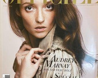 Pre-Owned Fashion magazine L'Officiel cover Audrey Marnay