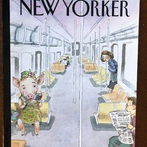 The cover's just the beginning - The New Yorker 2009 Iconic Journalism & Cartoons - Collectible Issue Gift for magazine lovers!