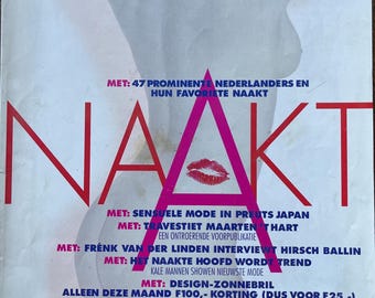 Fashion Culture - Vintage rare Dutch Fashion Glossy magazine AVENUE 1992-Collectible Print Issue Fashion & Lifestyle-Photograpy Culture