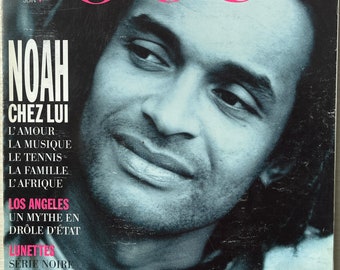 Vintage rare fashion magazine Hommes Vogue 1993 cover Noah Chez Lui-Iconic Men's Fashion & Style -Collectible Magazine issue