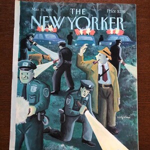 The cover's just the beginning - Magazine The New Yorker Iconic Journalism & Cartoons - Collectible Issue Gift for magazine lovers!