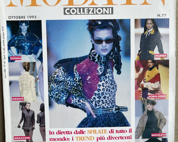 Pre-Owned magazine Italia Mondain Collezioni October 1992