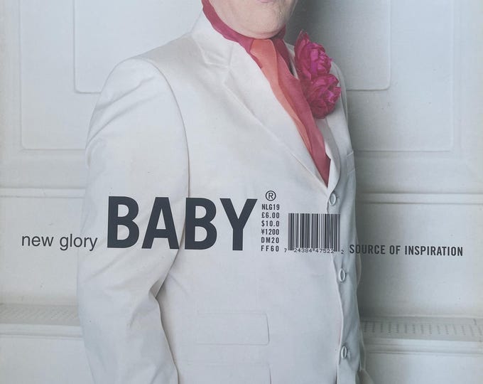 For Women who read fashion -Vintage Collectible fashion ART magazine New Glory, BABY 2000 fashion illustration art & graphic design!