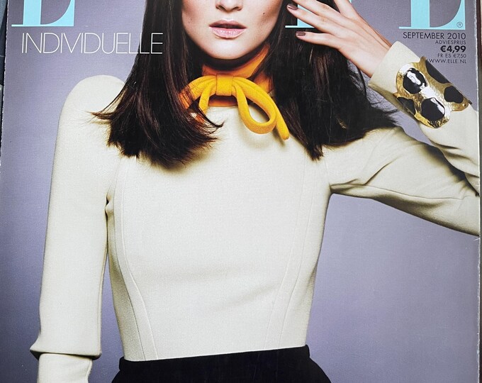 For Women who read fashion -Fashion magazine Elle Netherlands collector's edition cover Anouck Lepere