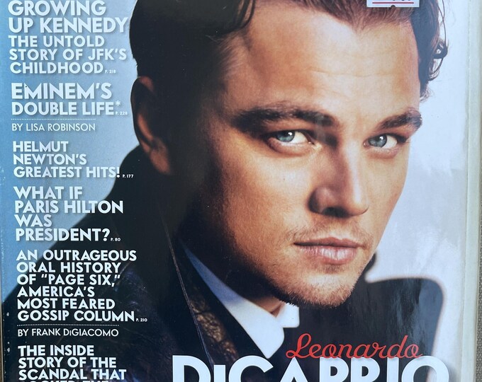 Pre-Owned Magazine Vanity Fair 2004 Leonardo DiCaprio - Helmut Newton!