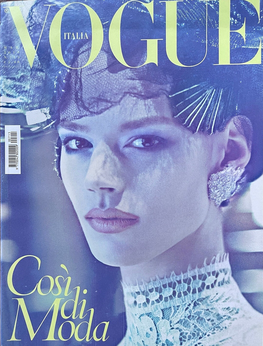 Magazine Vogue Italia Cosi DI Moda Cover Steven Meisel