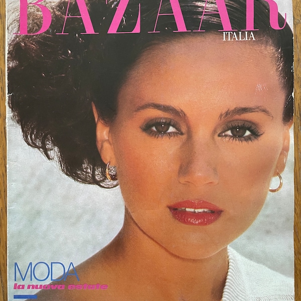 Vintage fashion magazine HARPER'S BAZAAR ITALIA 1977