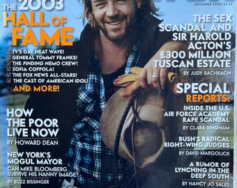 Pre-Owned Collectible - Vintage rare Magazine VANITY FAIR 2003 cover Russell Crowe - Vintage Print -, Collectible Retro issue