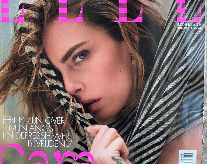 fashion magazine Elle magazine Netherlands - Cover Cara Delevingne