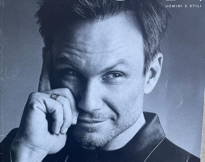 Pre-Owned Itallia Magazine 2016 ICON -Panorama - Christian Slater