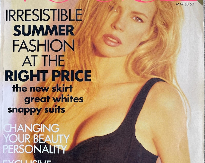 Vogue magazine May 1991 cover Kim Basinger