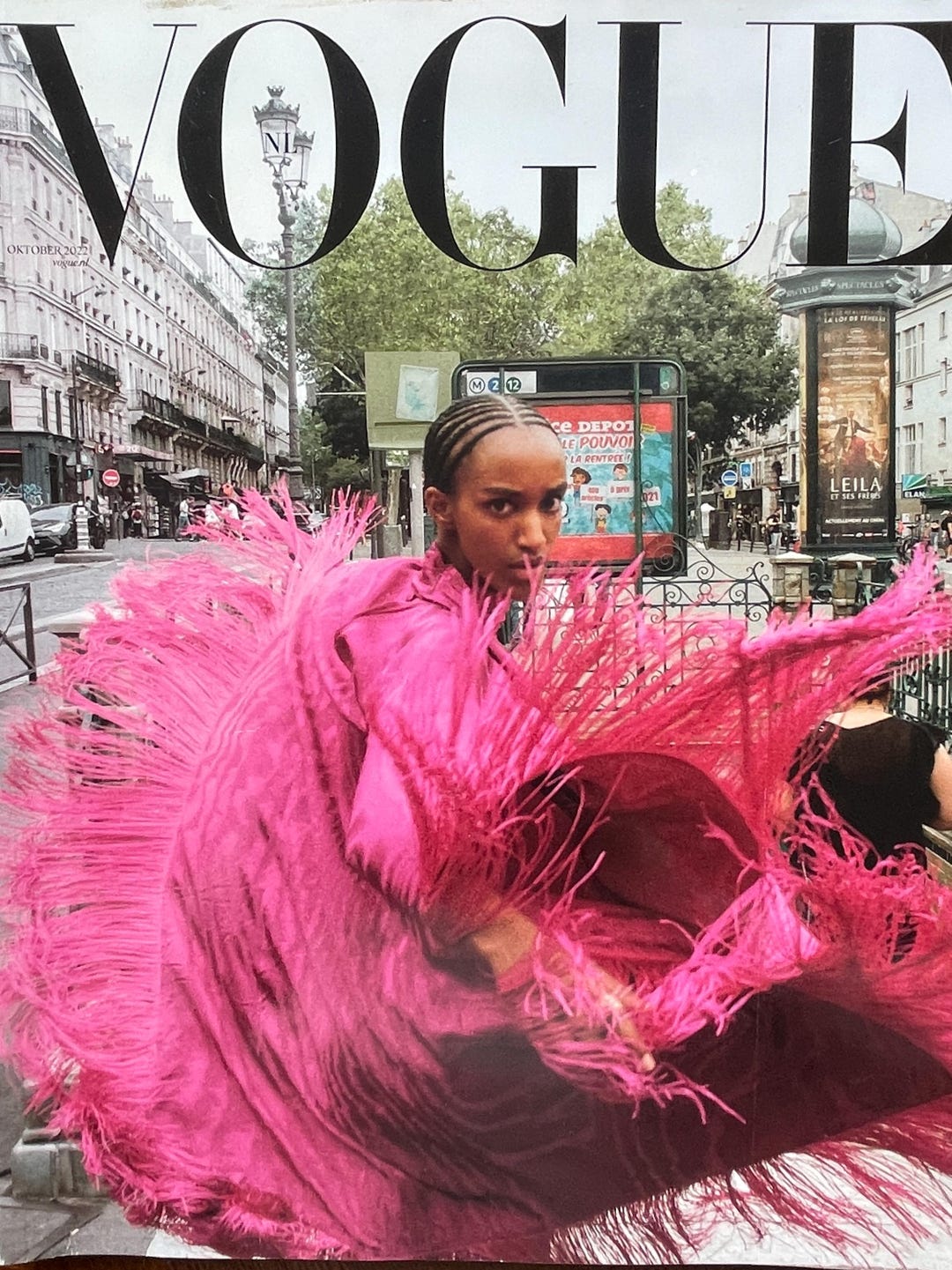 Pre-owned Vogue Netherlands 2022 Cover Muna Mahamed- Unique Rare Pre-owned Vogue Netherlands 2022 Cover Muna Mahamed- Unique Rare