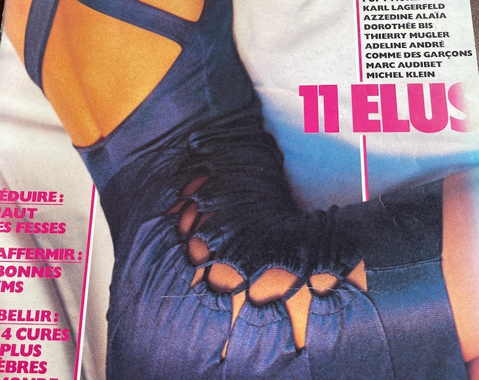 For Women who read fashion -Vintage fashion magazine Jardin des modes 1986 collections