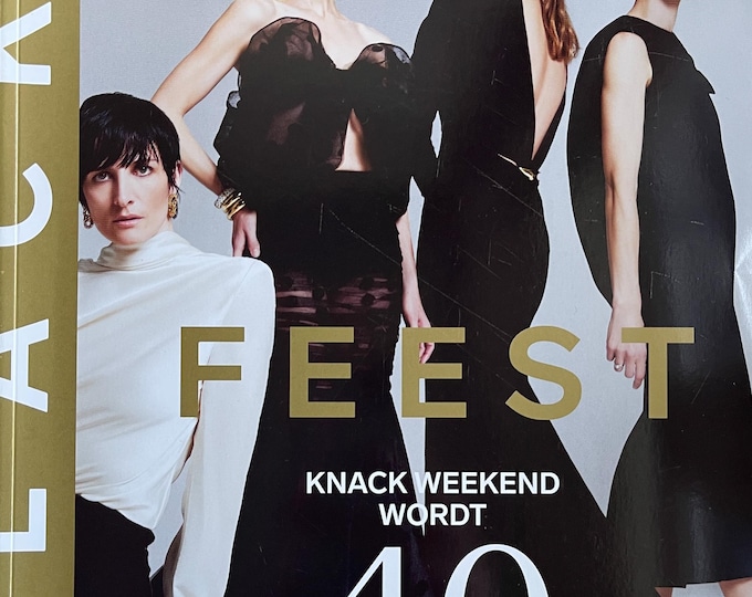 For Women who read fashion -Fashion magazine Kack Netherlands collector's edition cover 40 anniversary