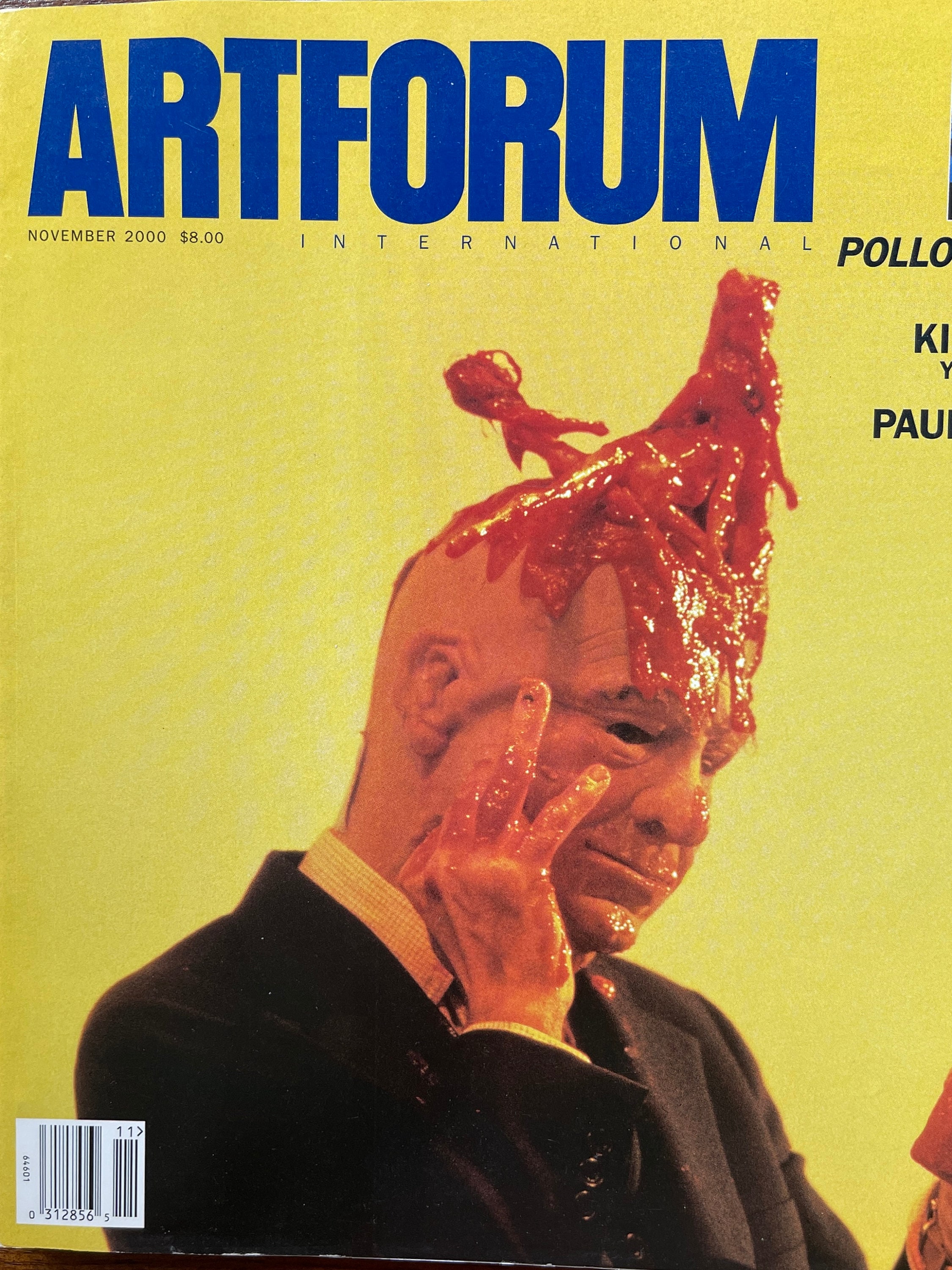 Vintage Art Magazine ARTFORUM International Magazine November 2000