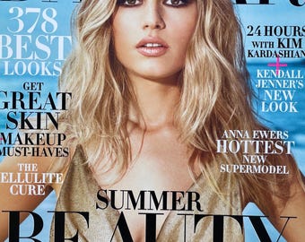 For Women who read fashion -Fashion magazine HARPERS BAZAAR cover Anna Ewers