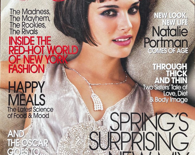 Own a piece of Vogue history -VOGUE USA 2004 cover Natalie Portman-Iconic Style Fashion Covers Photography Models & Editorials
