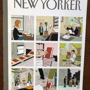 The cover's just the beginning - The New  Yorker 2008 Iconic Journalism & Cartoons - Collectible Issue Gift for magazine lovers!